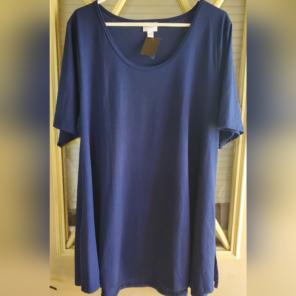 LuLaRoe Navy Short Sleeve Women's Tee